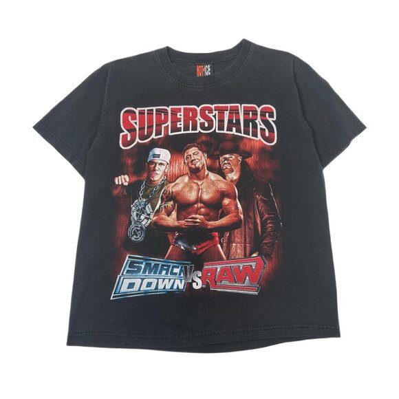 WWE Smack Down vs. RAW Wrestling Tee M - Picture 1 of 5